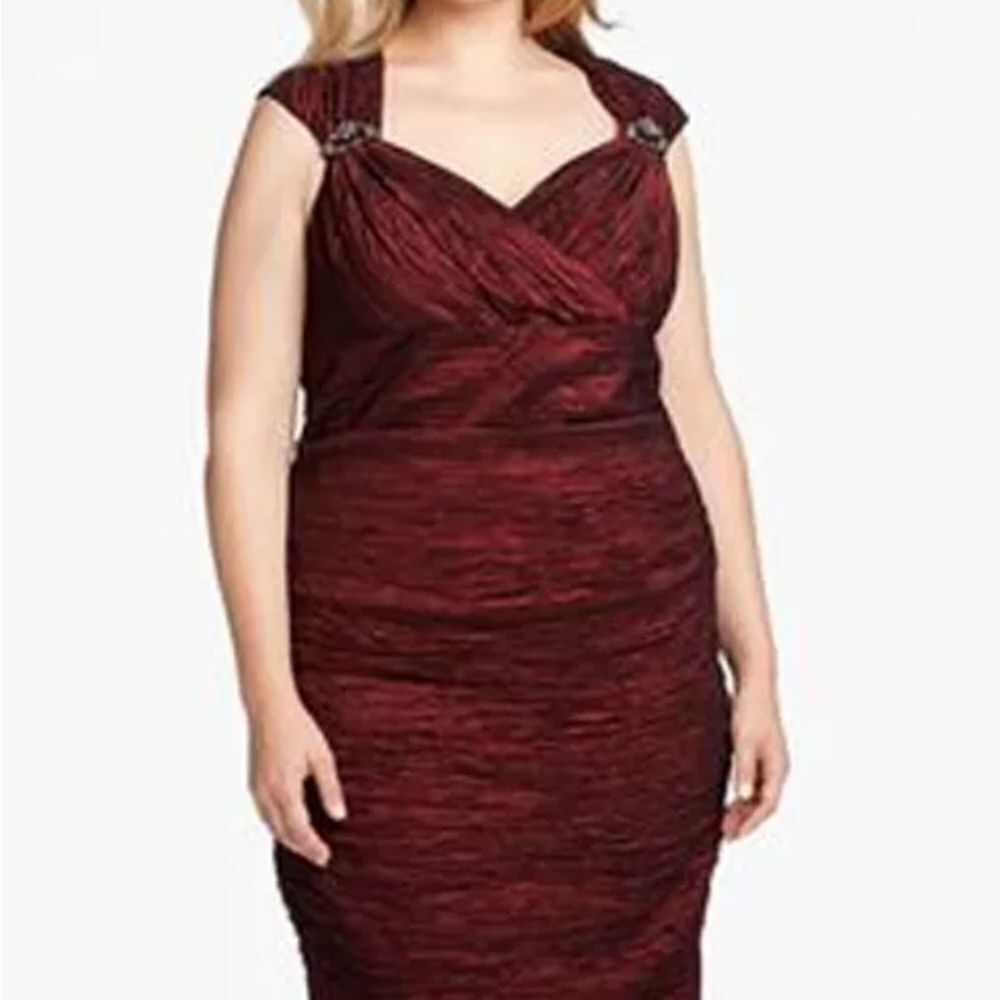 Alex Evenings Embellished Crinkled Dress